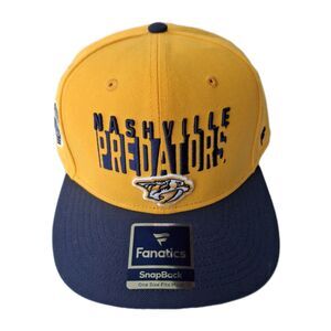 New Fanatics Nashville Predators NHL Authentic Pro Adjustable Hat Mens OSFM